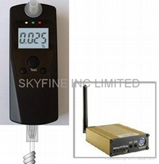 Alcohol interlock device for vehicle DUI prevention